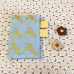 ほぼ日手帳カバー ミナペルホネン mela ファブリック使用