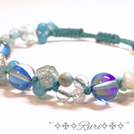 再販＊4༅೫水辺に浮かぶ月夜の光೫༅ 天然石 パワーストーン ブレスレット