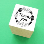 【フォロワー様感謝企画！】３個限定、プルメリアとモンステラThank youスタンプ