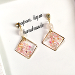 天然石とビーズのピアス♡イヤリング