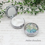 【sky様ご予約品】リバティ　ピルケース　アクセサリーケース　＃10【Felicite フェリシテ(ミントブルー)】