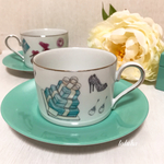 ウェディング ティファニーブルー ティーカップ