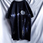 手描き　boundary line ロングレングスtシャツ　men's