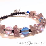 再販＊2༅೫ストロベリームーン೫༅ 天然石 パワーストーン ブレスレット