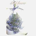 《再販》カスミ草ドライフラワースワッグ  夏色   ブルー&ラベンダー