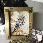 ☆額装☆絵画『Rabbit Rider Gold』