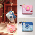 送料無料フェルトのカメラキーホルダータイプ