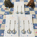 ゆらゆらト音記号イヤリング
