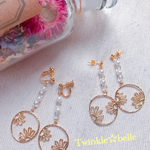 ‼︎SALE‼︎フラワーフレームが可愛い♡イヤリング/ピアス