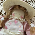 カントリードール（麦わら帽子の子）ピンク