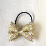 新作！！liberty リバティ☆ふわもこリボンのヘアゴム