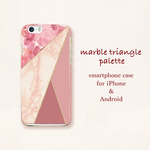 マーブルトライアングルパレット【スマホハードケース】