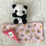 ラベンダー 岩塩入り あずきアイピロー パンダ ピンク