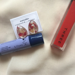 かすみ草(red×White)のしずくピアス