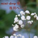 《mint-drop 様》 専用ページ