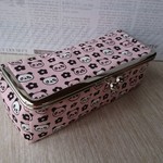 お花🌼とパンダのBOX型がま口小物入れ