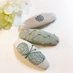 ミナペルホネン ஐ chouchoと刺繍✦ฺ パッチンピン お誕生日や撮影会にも✦ฺキッズ&ベビー