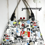 ☆SALE★アメコミ風がま口バッグ（M）