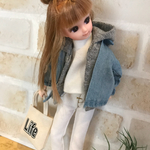 リカちゃん服 デニムシャツ