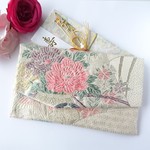 帯の結婚式ふくさ(袱紗)  ご祝儀袋入れ  ☆   花の舞