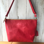 ＊sale＊ おおきめシンプルショルダー ◆レッド