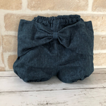 90cm ダブルガーゼ リボン付きぶるま