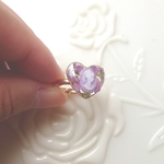 ♡新作♡ vintage cameo bouquet ヴィンテージフラワーカメオリング A (11号～の一般的なフリーサイズ)