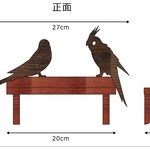 M様注文分☆鳥の飾り棚4