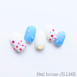 雨の日の幾何学Nail