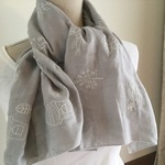 コットンダブルガーゼのミニストール