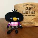 チビながカーやん21(カラス、しっぽ付き)