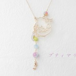 ＊金魚・和風＊金魚鉢に揺れるストーンビーズのラリエット