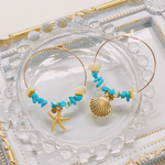 Summer✩アシメフープイヤリング