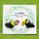 ミニチュアオオハシのピアス