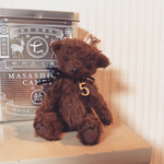 茶色ビスコースのミニチュアベア  Ⅴ
