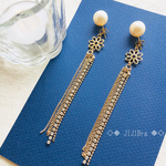 2way＊スターダストパールのロングピアス