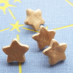金色の星のボタン10mm(4個)　フランス製