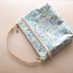 Ⅿさまご予約品　ビジューチャームの多機能おでかけポーチ　◆LIBERTY　 Forget me nots　18B