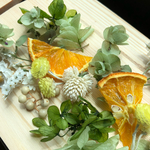 ハーバリウム アロマワックスバー 花材 ドライフラワー詰め合わせ カントリーオレンジ