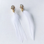 フェザーイヤリング/ピアス