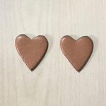 LEATHER HEART LIGHT BROWN PARTS