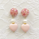 pink heart × pearl
