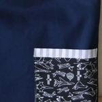 【19様オーダー品】ひこうきポケット×紺　通園通学セット