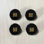 ANTIQUE BLACK GOLD DESIGN BUTTON PARTS