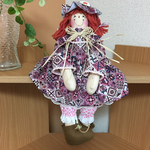 ピンクのワンピースのカントリードール(*^▽^*)