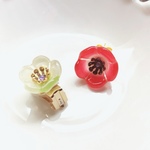 アネモネのシンプルピアス <Anemone series>