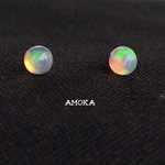 14gf エチオピア産オパールピアス        