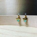 [ノンホールピアス]海面トライアングル(星の雫)