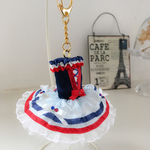 O様オーダー品☆パリの炎風☆バレエチュチュキーホルダー