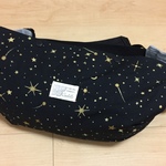 【大きめサイズ】エルゴ用収納カバー・リバーシブル　universe×ブラック